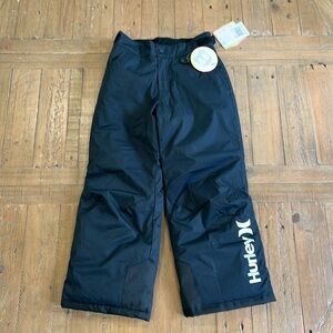 Hurley tech black grown system snow pants nwt